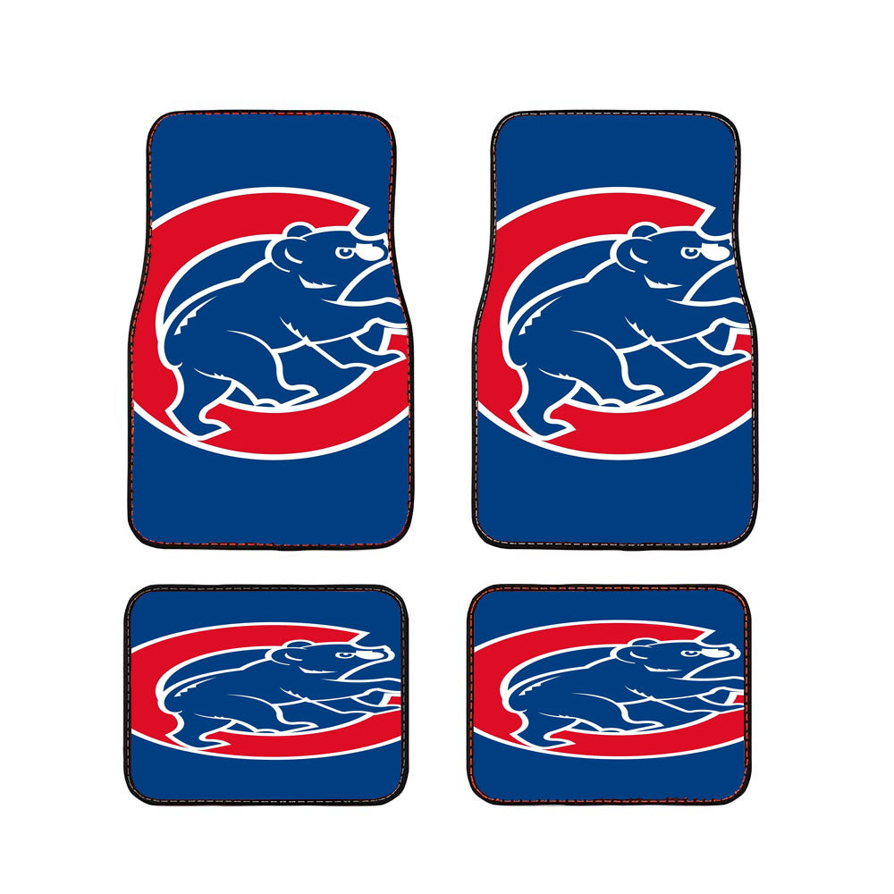 Cubs Chicago Bear Logo Car Floor Mats Accessories
