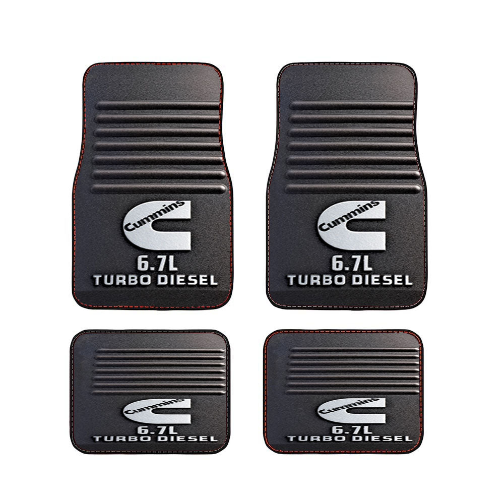 Cummins Turbo Diesel Engine Car Floor Mats Accessories