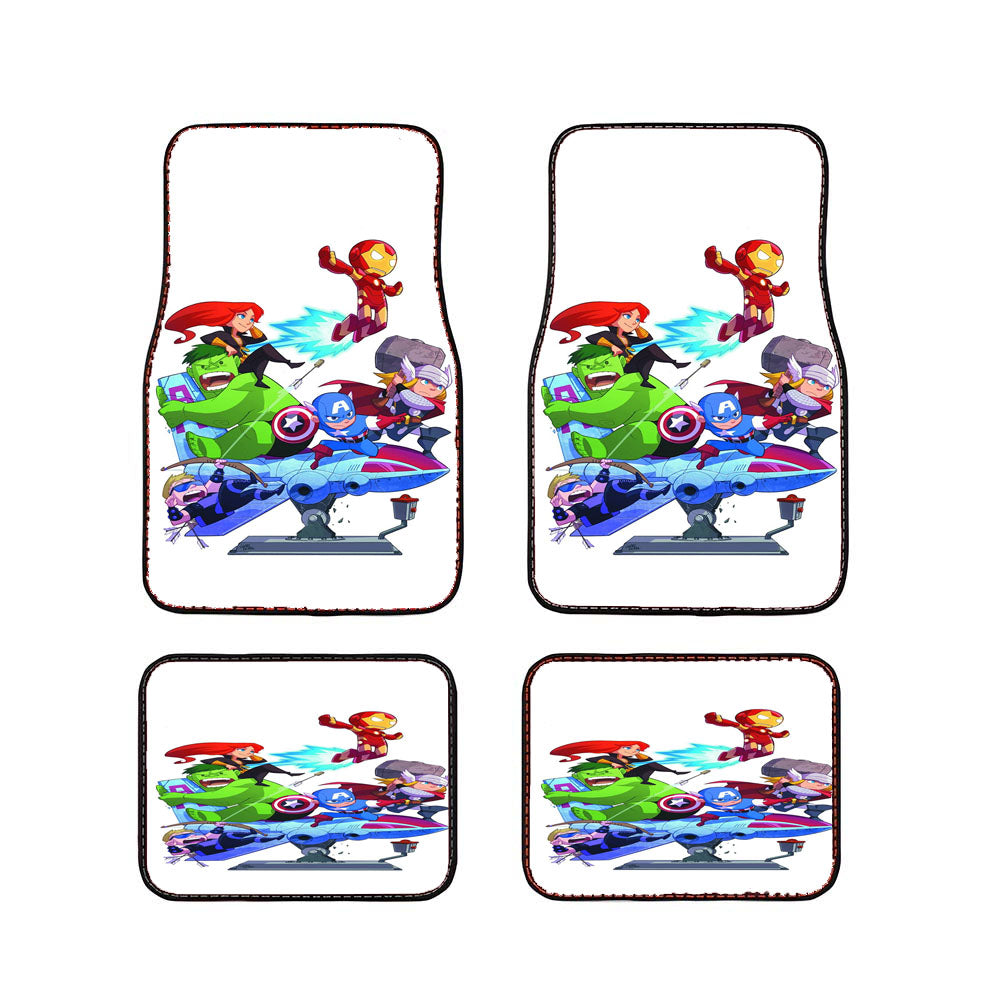 Cute Avengers Car Floor Mats Accessories