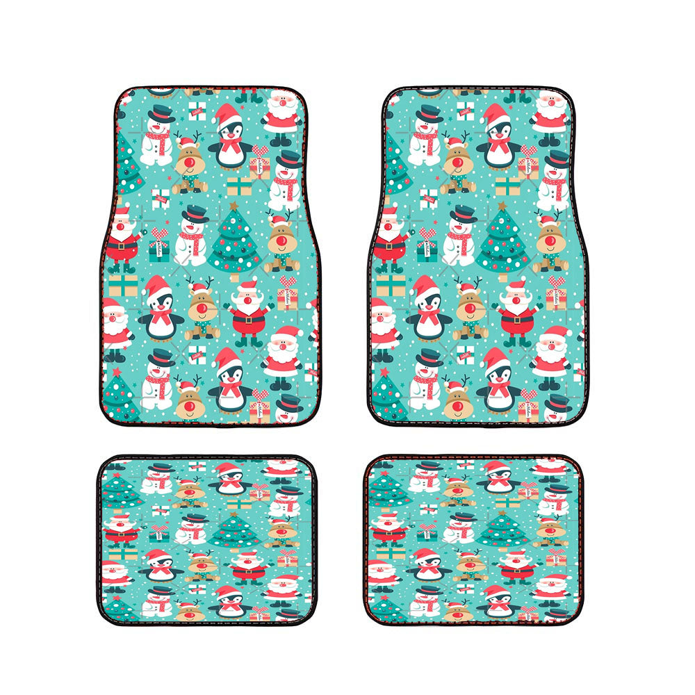 Cute Christmas Car Floor Mats Accessories