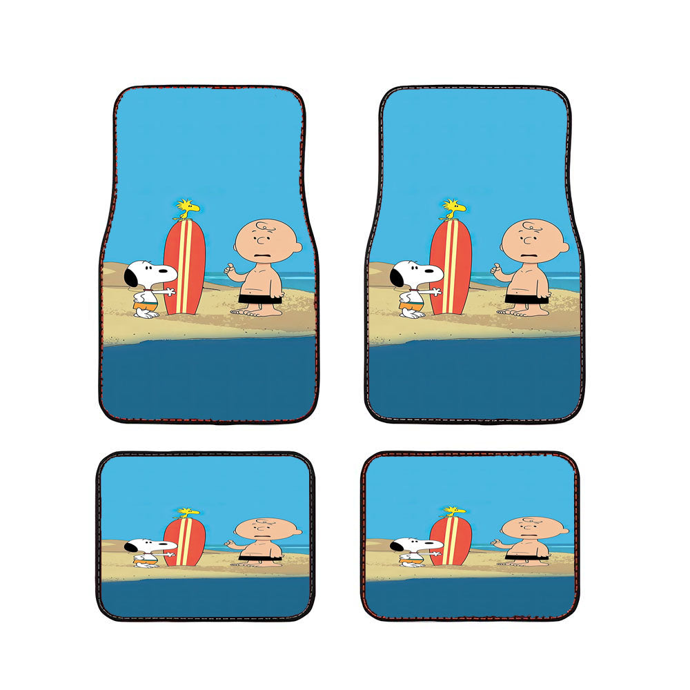 Cute Snoopy Dog Car Floor Mats Accessories