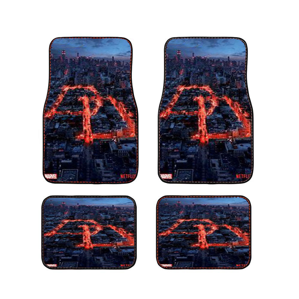 Daredevil Red City Car Floor Mats Accessories
