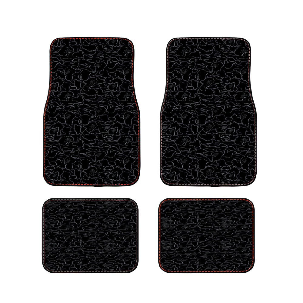 Dark Bape Car Floor Mats Accessories