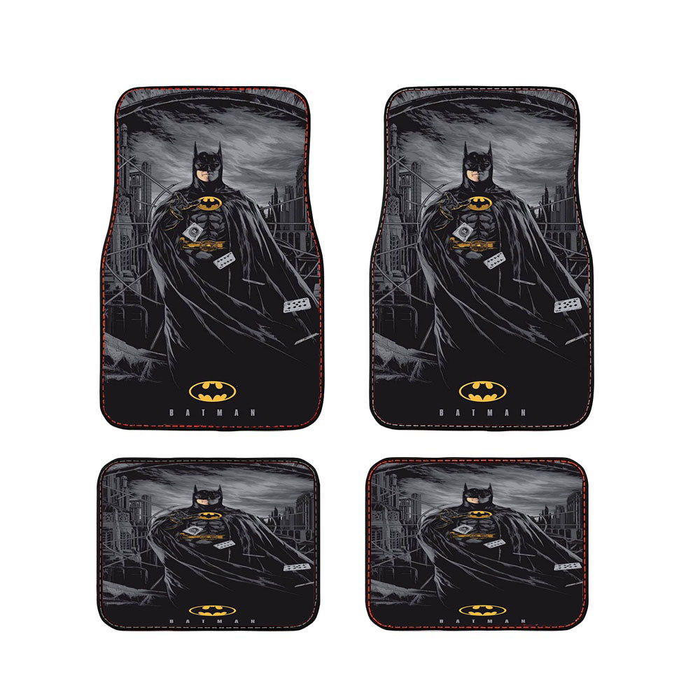 Dark Knight Batman Illustration Car Floor Mats Accessories