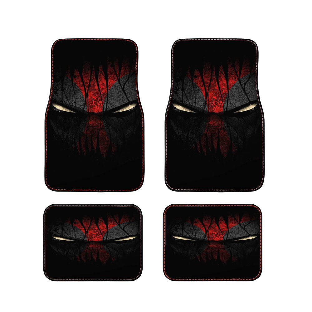 Dark Mask Deadpool Car Floor Mats Accessories