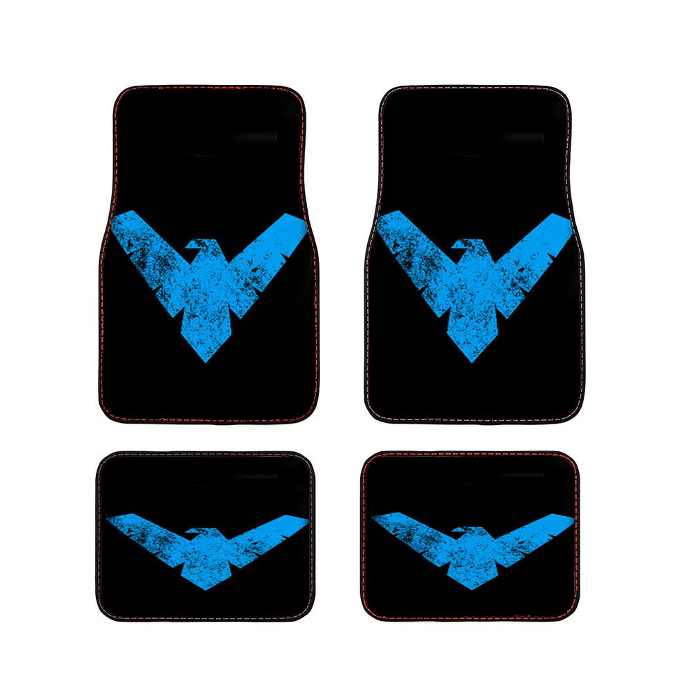 Dc Comics Nightwing Logo Car Floor Mats Accessories