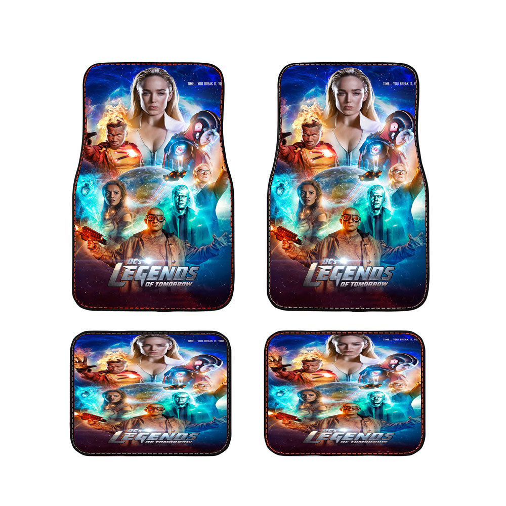 Dc Legends Of Tomorrow Poster 3 Car Floor Mats Accessories