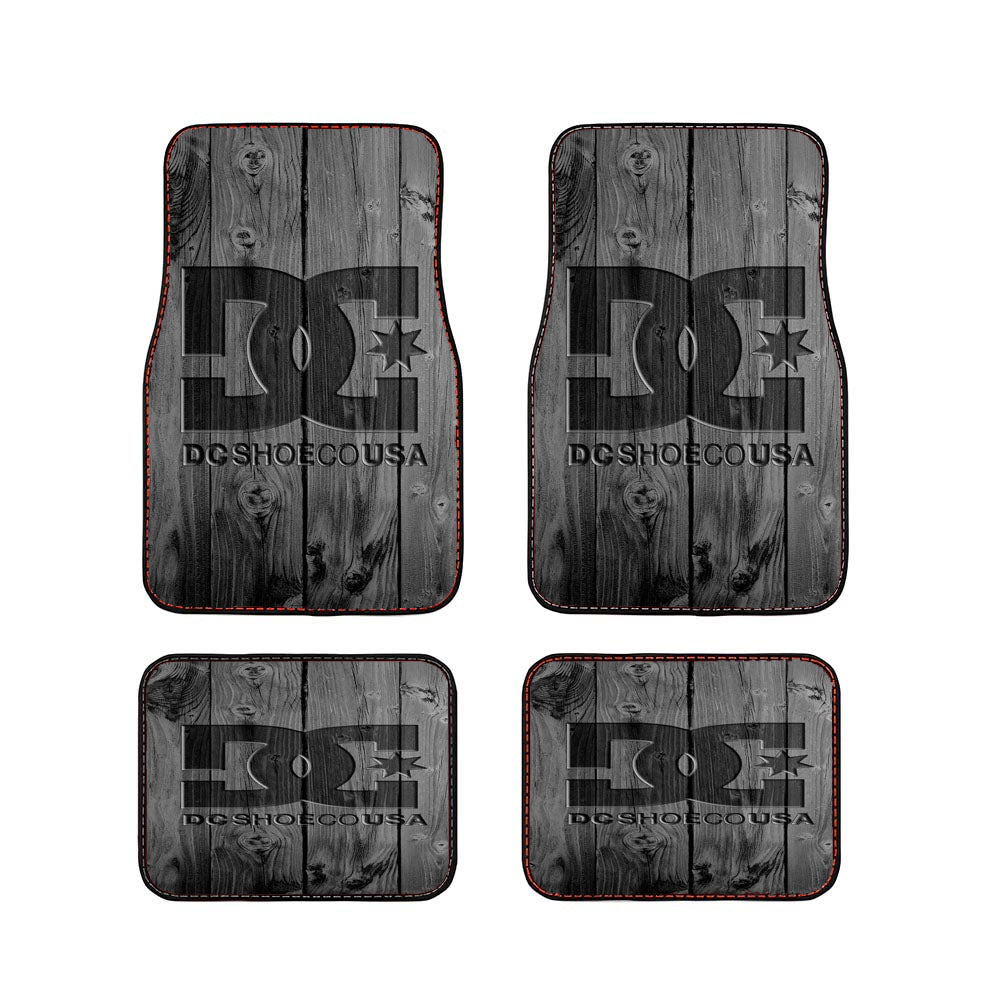Dc Shoes Usa Logo Dark Wood Wallpaper Car Floor Mats Accessories