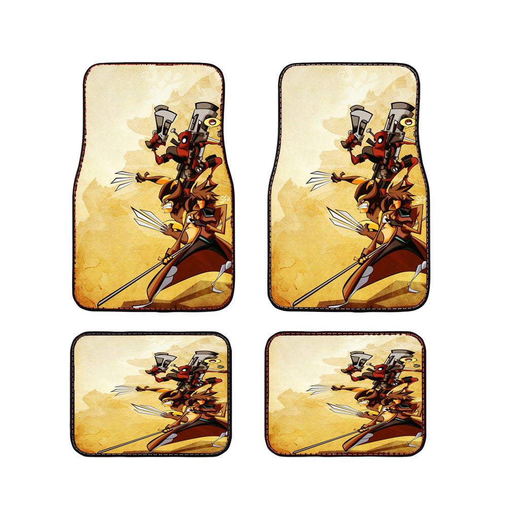 Deadpool And Marvells Car Floor Mats Accessories