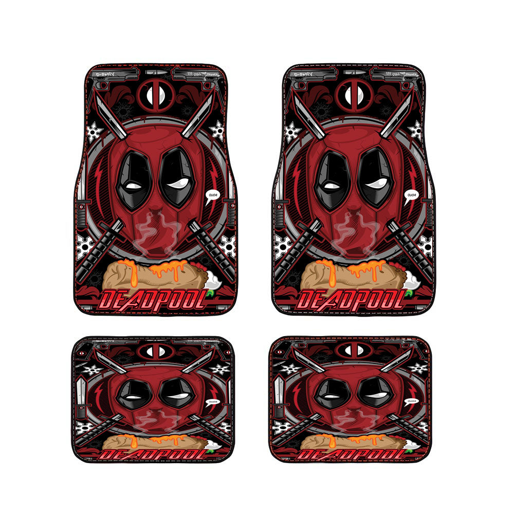 Deadpool Art Car Floor Mats Accessories