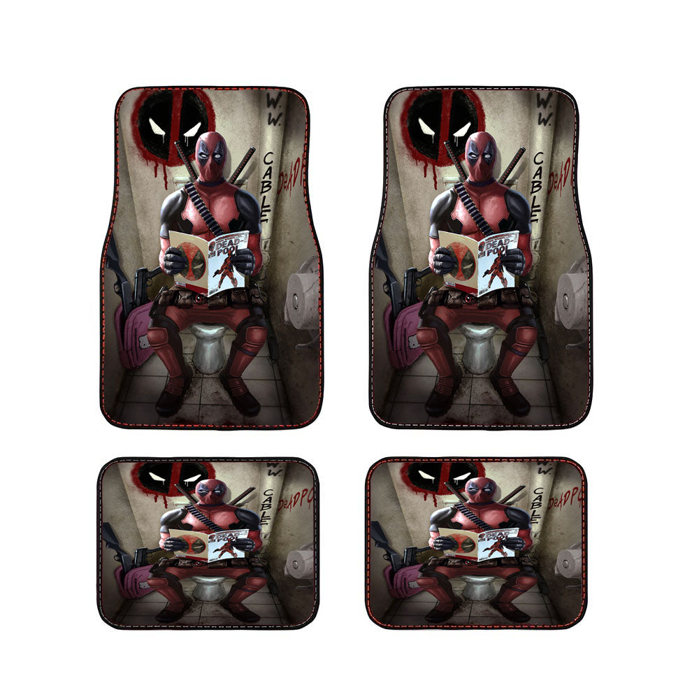 Deadpool Art Graphic Car Floor Mats Accessories