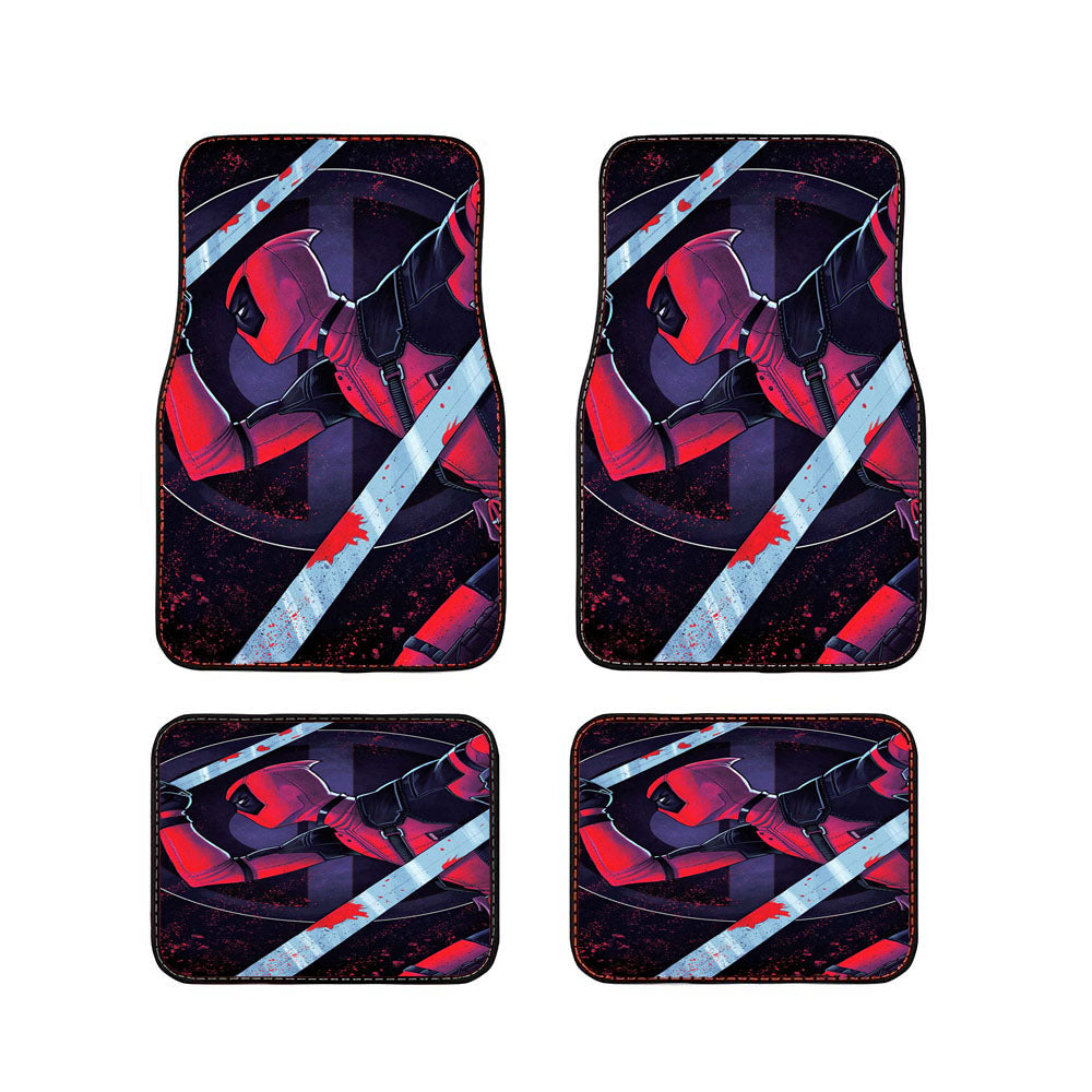 Deadpool Artwork Car Floor Mats Accessories