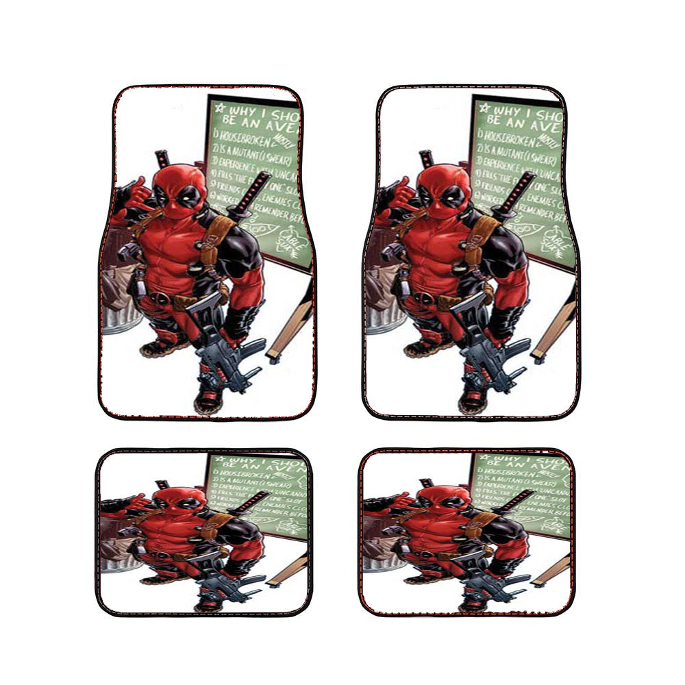Deadpool Avengers Car Floor Mats Accessories