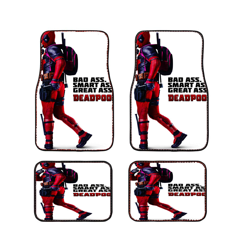Deadpool Bad Ass Car Floor Mats Accessories