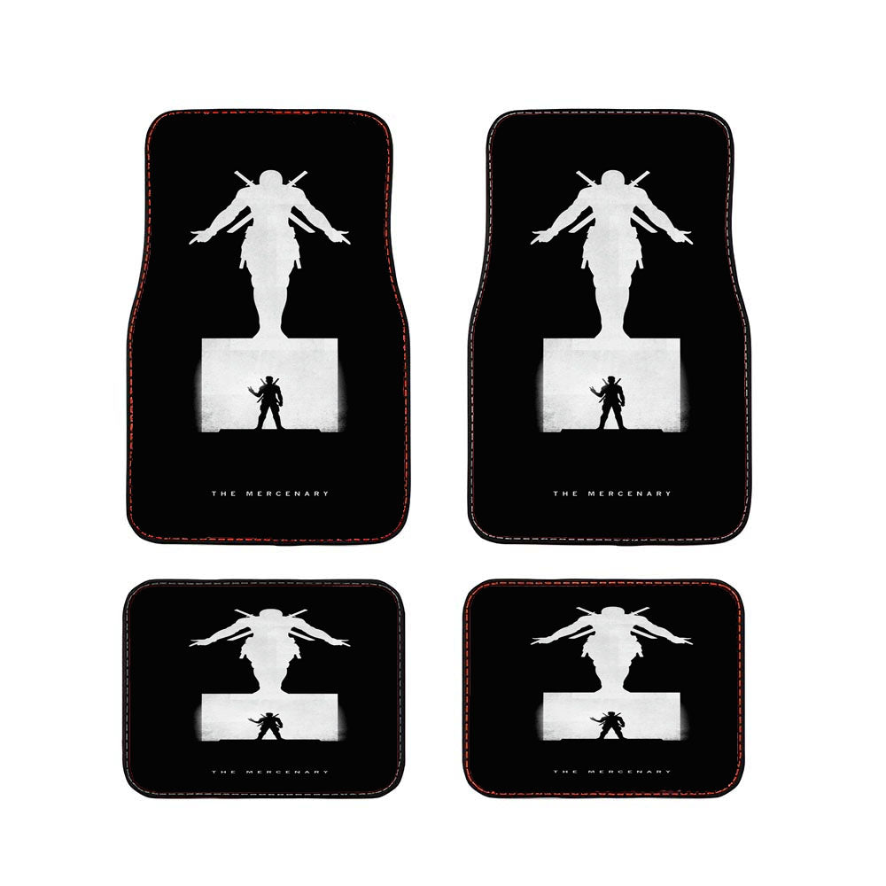 Deadpool Black And White Car Floor Mats Accessories