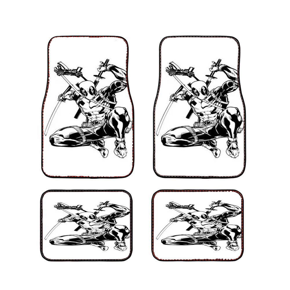 Deadpool Bw Jump Car Floor Mats Accessories