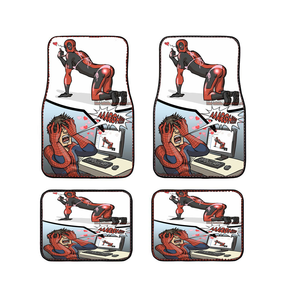 Deadpool Crazy Aaaarrrgghhh Car Floor Mats Accessories
