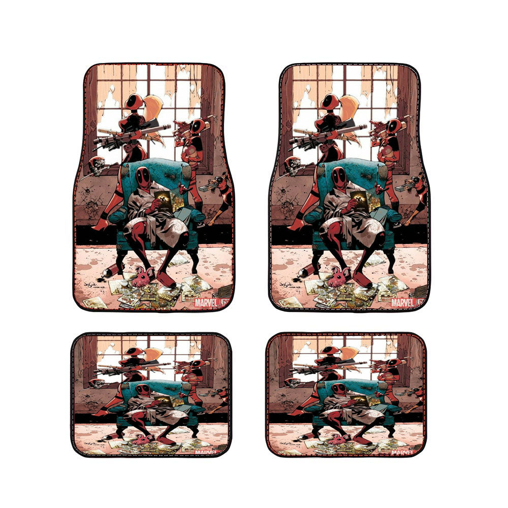 Deadpool Crazy Home Car Floor Mats Accessories