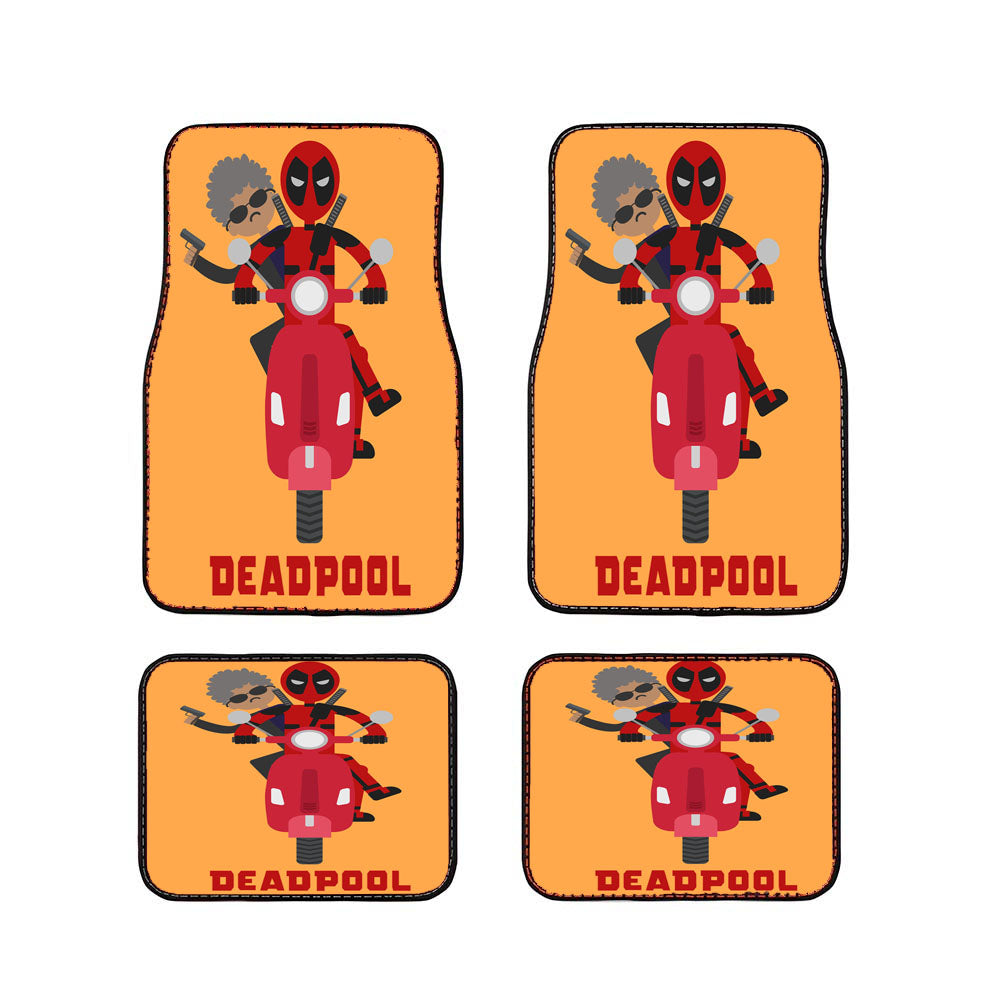 Deadpool Flat Car Floor Mats Accessories