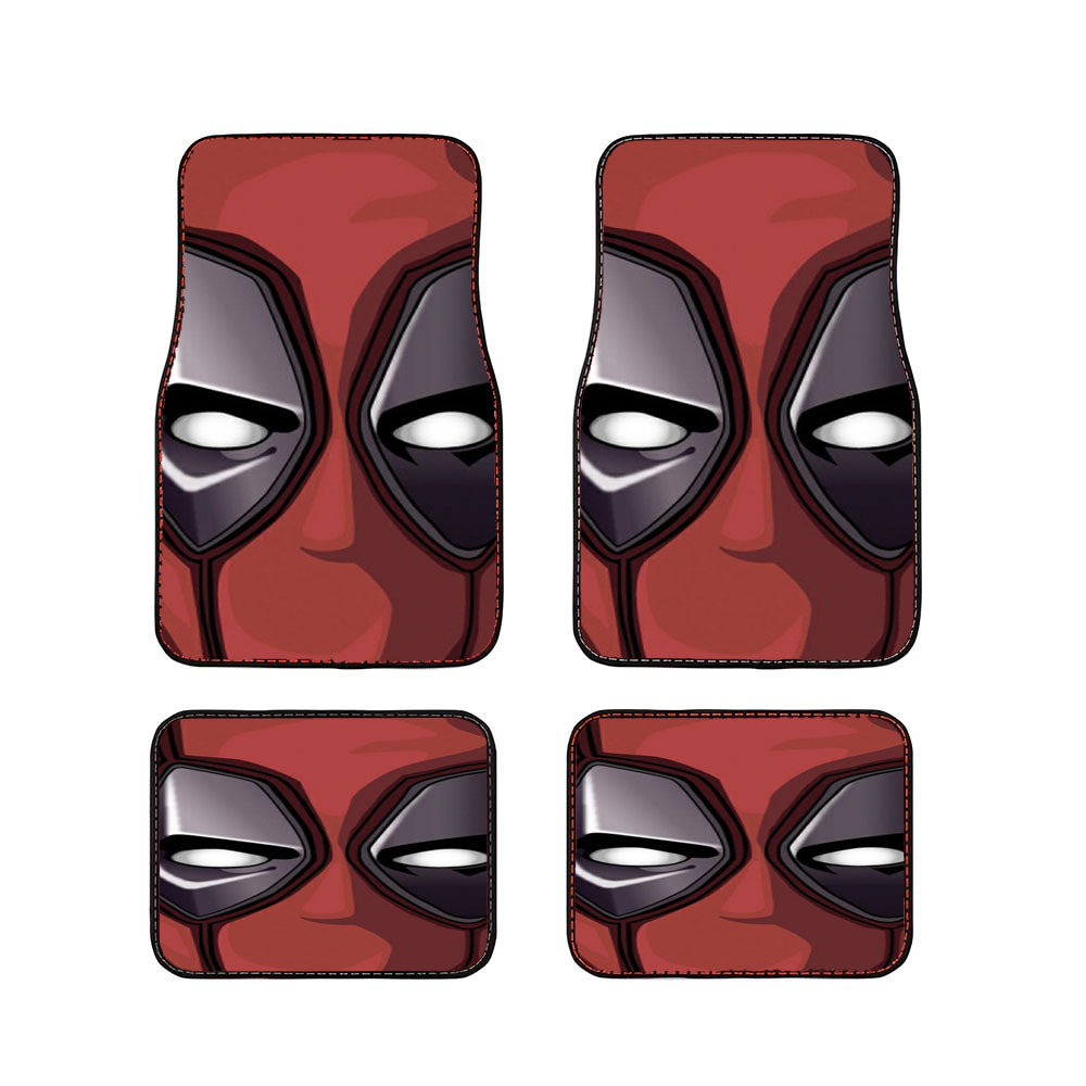 Deadpool Full Face Car Floor Mats Accessories