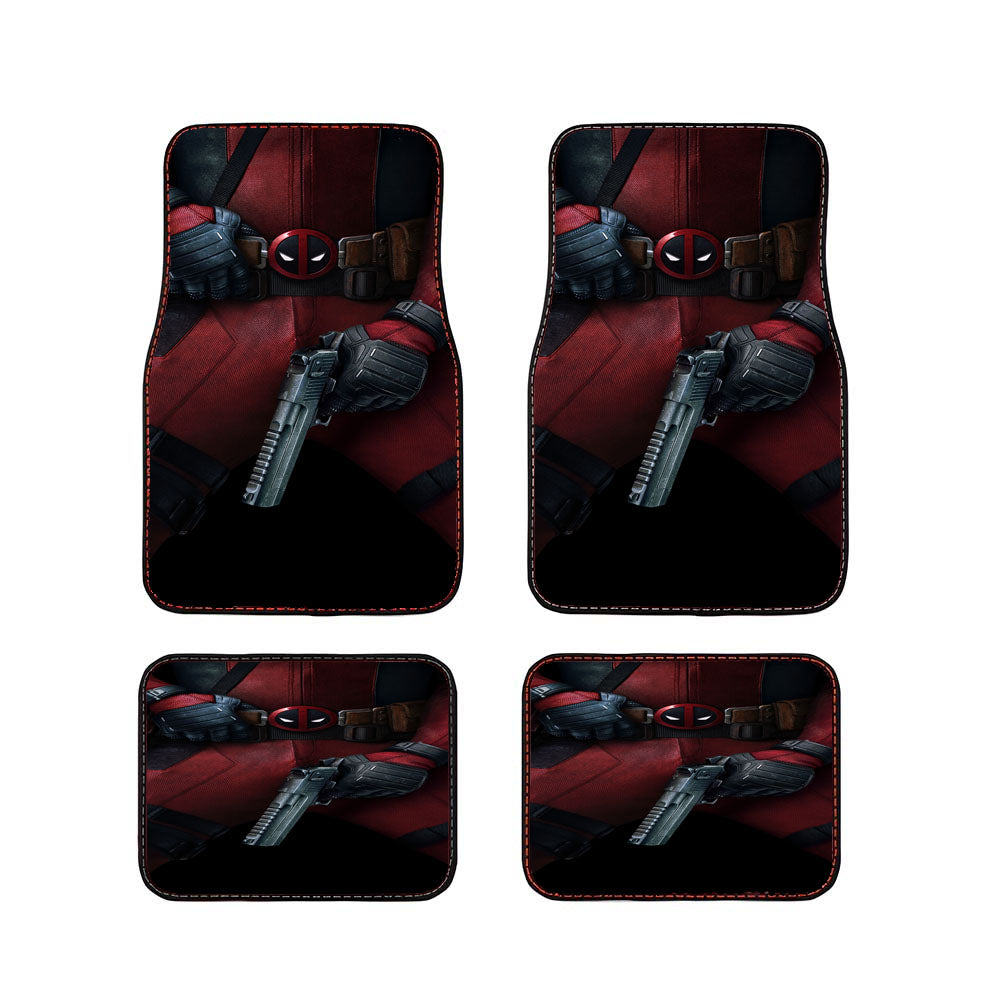 Deadpool Funny Car Floor Mats Accessories
