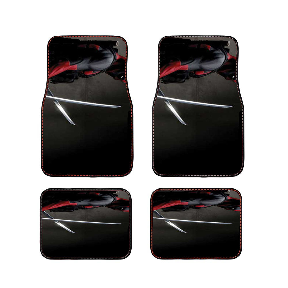 Deadpool In Shadow Car Floor Mats Accessories