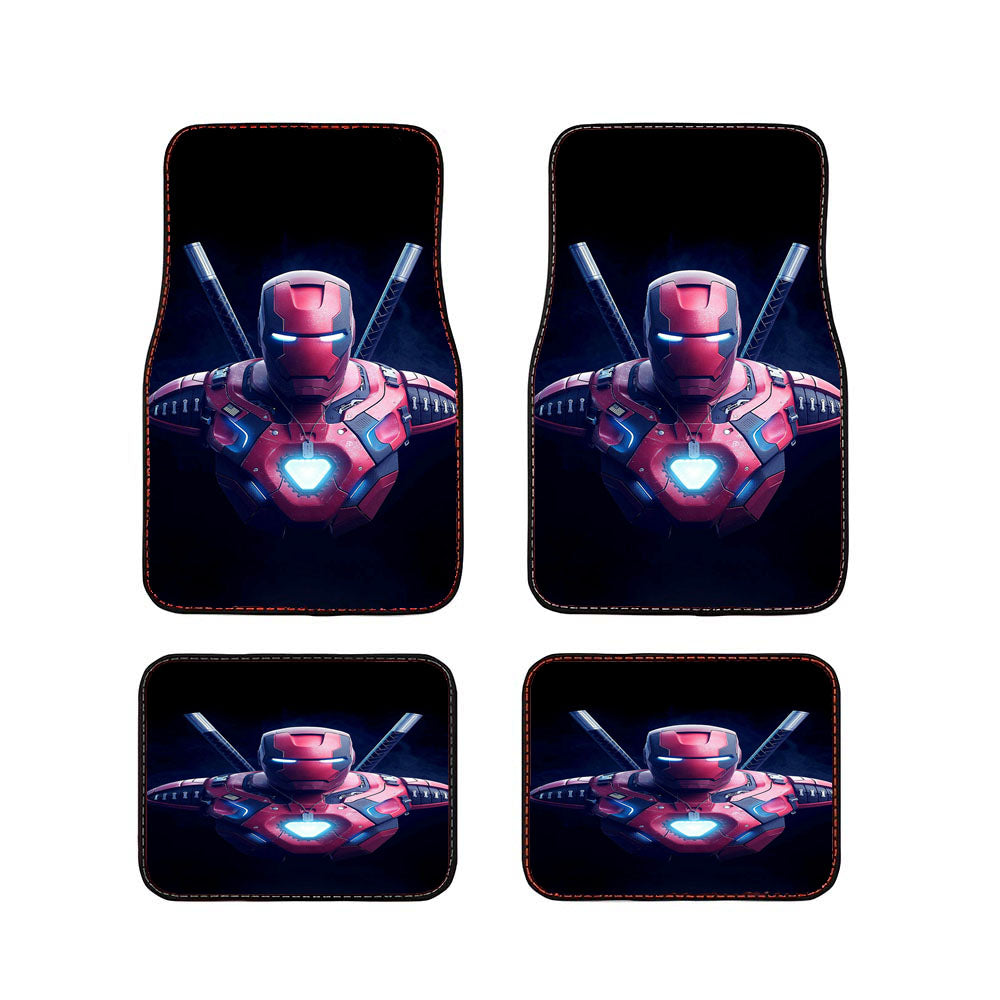 Deadpool Iron Man Suit Car Floor Mats Accessories