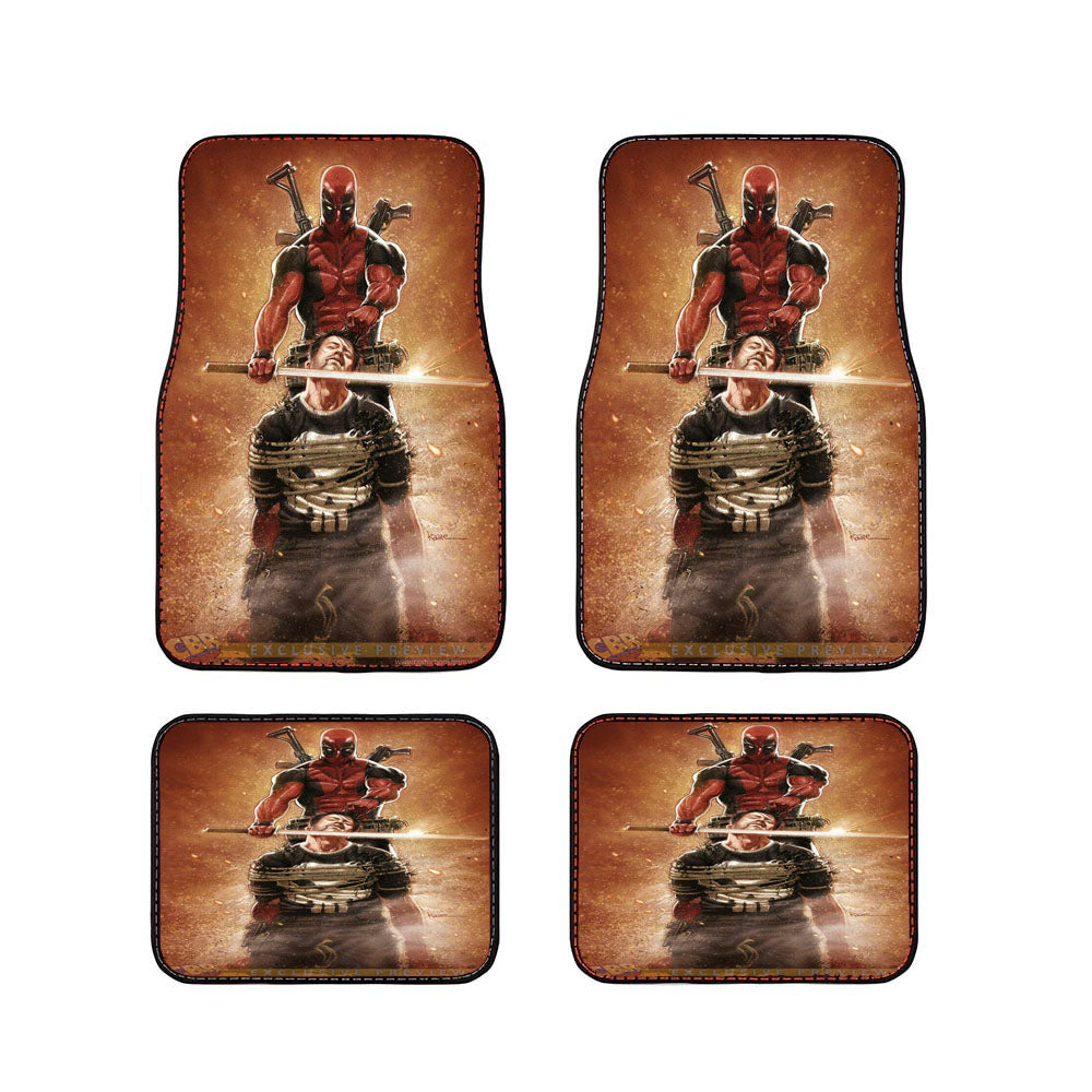 Deadpool Kill Car Floor Mats Accessories
