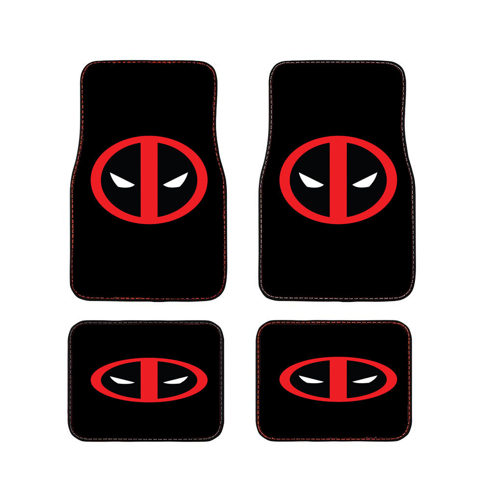 Deadpool Logo Car Floor Mats Accessories