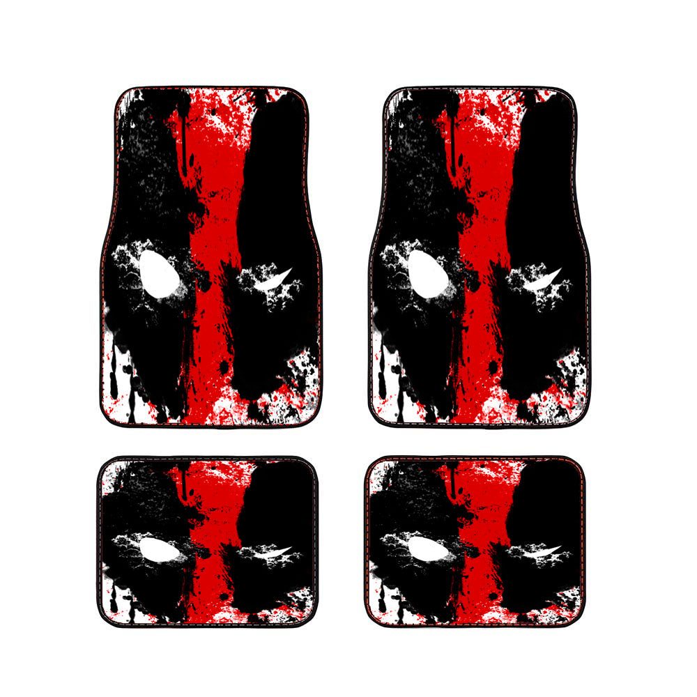 Deadpool Marvel Paint Art Car Floor Mats Accessories