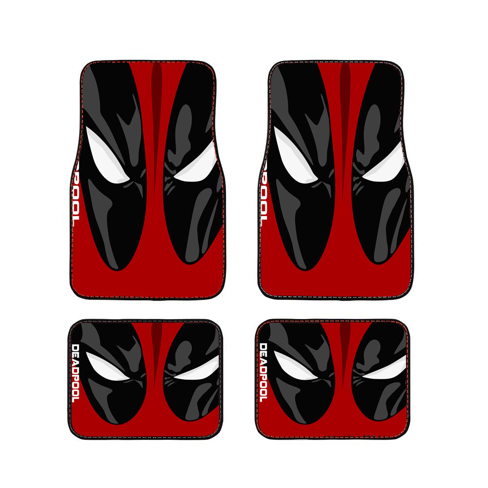Deadpool Mask Car Floor Mats Accessories
