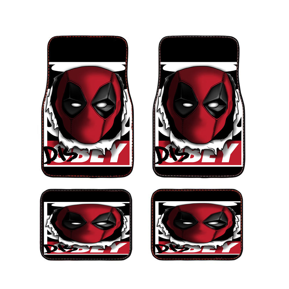 Deadpool Obey Car Floor Mats Accessories
