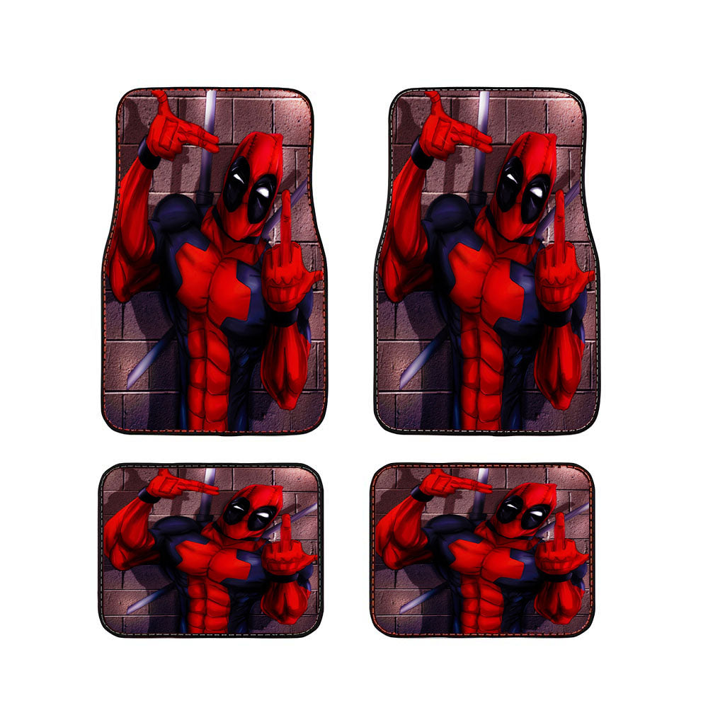 Deadpool Style Car Floor Mats Accessories