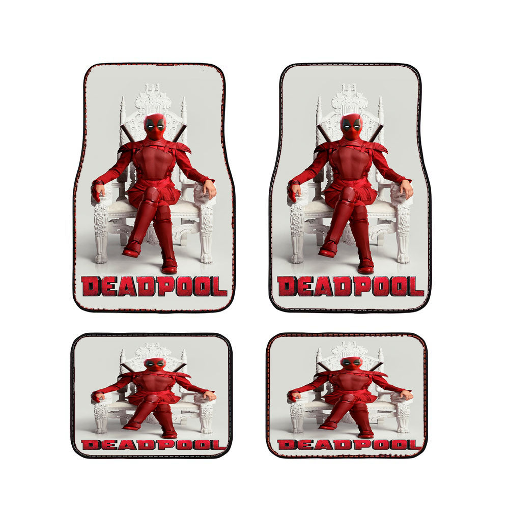 Deadpool White Girl Car Floor Mats Accessories