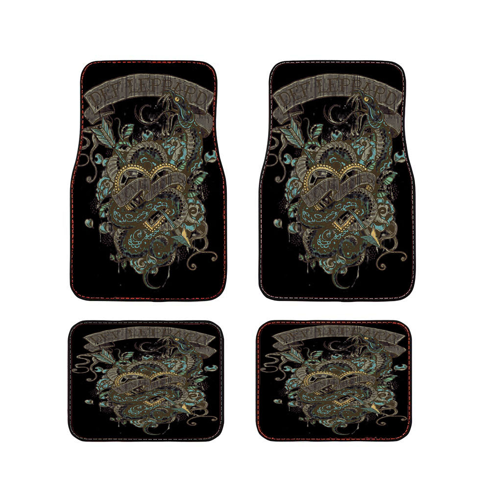 Def Leppard Logo Car Floor Mats Accessories