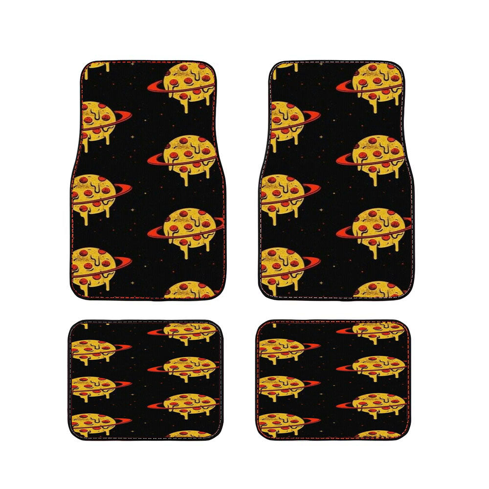 Delivery Pizza Planet Pattern Car Floor Mats Accessories