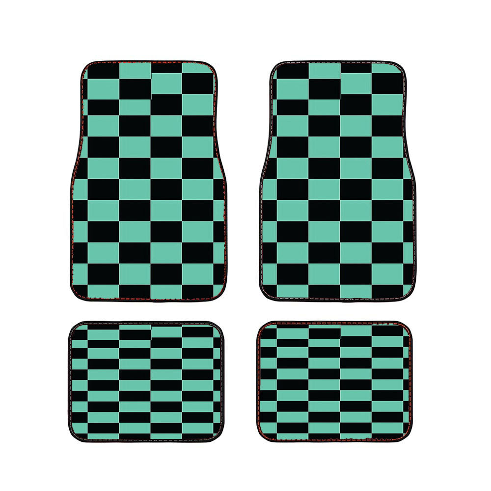 Demon Slayer Tanjiro Kamado Pattern Car Floor Mats Accessories
