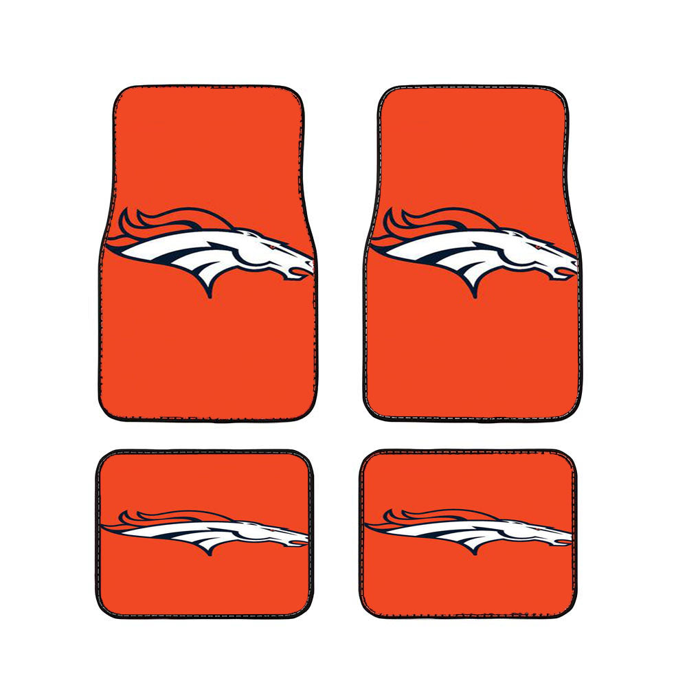Denver Broncos Logo Car Floor Mats Accessories