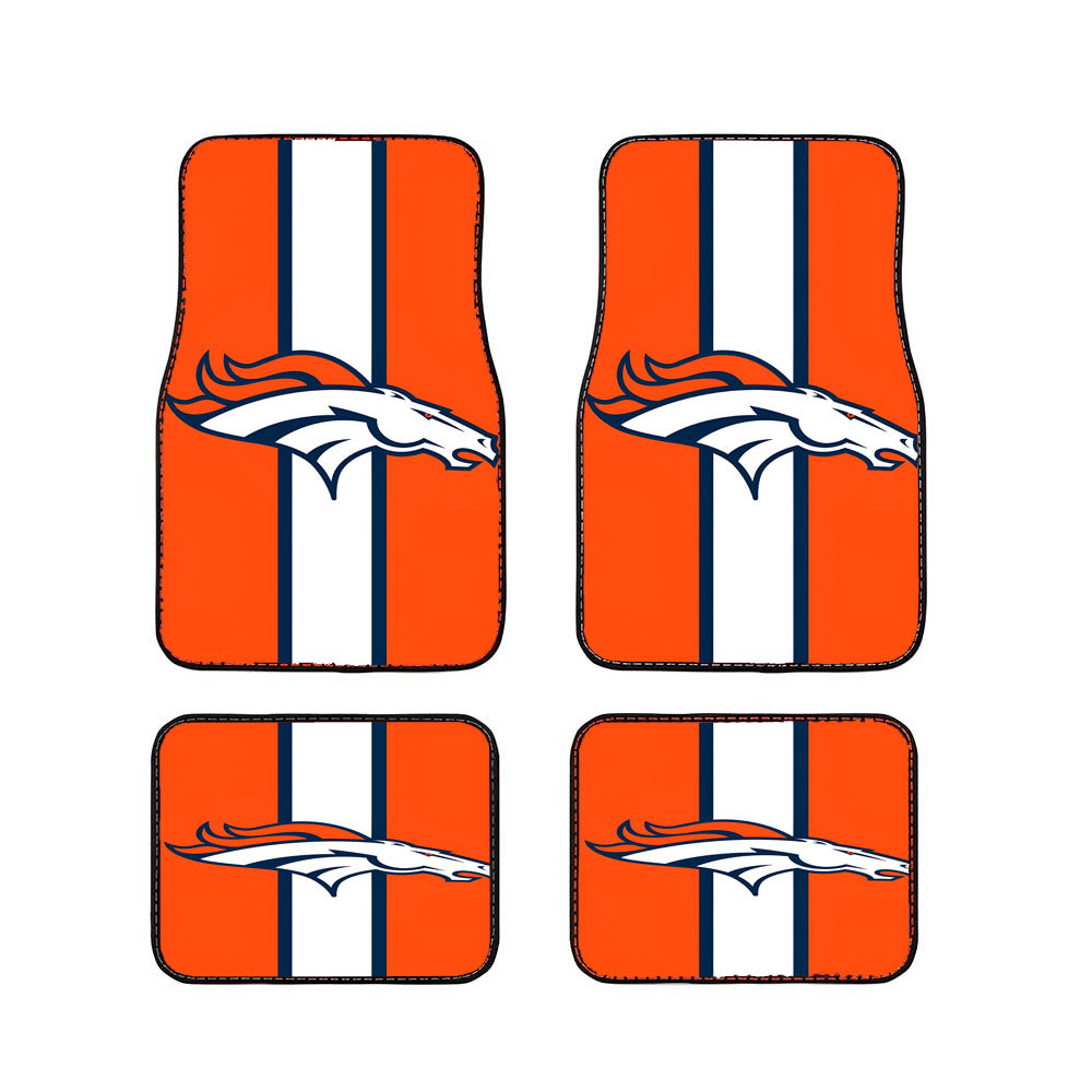 Denver Broncos Logo 2 Car Floor Mats Accessories