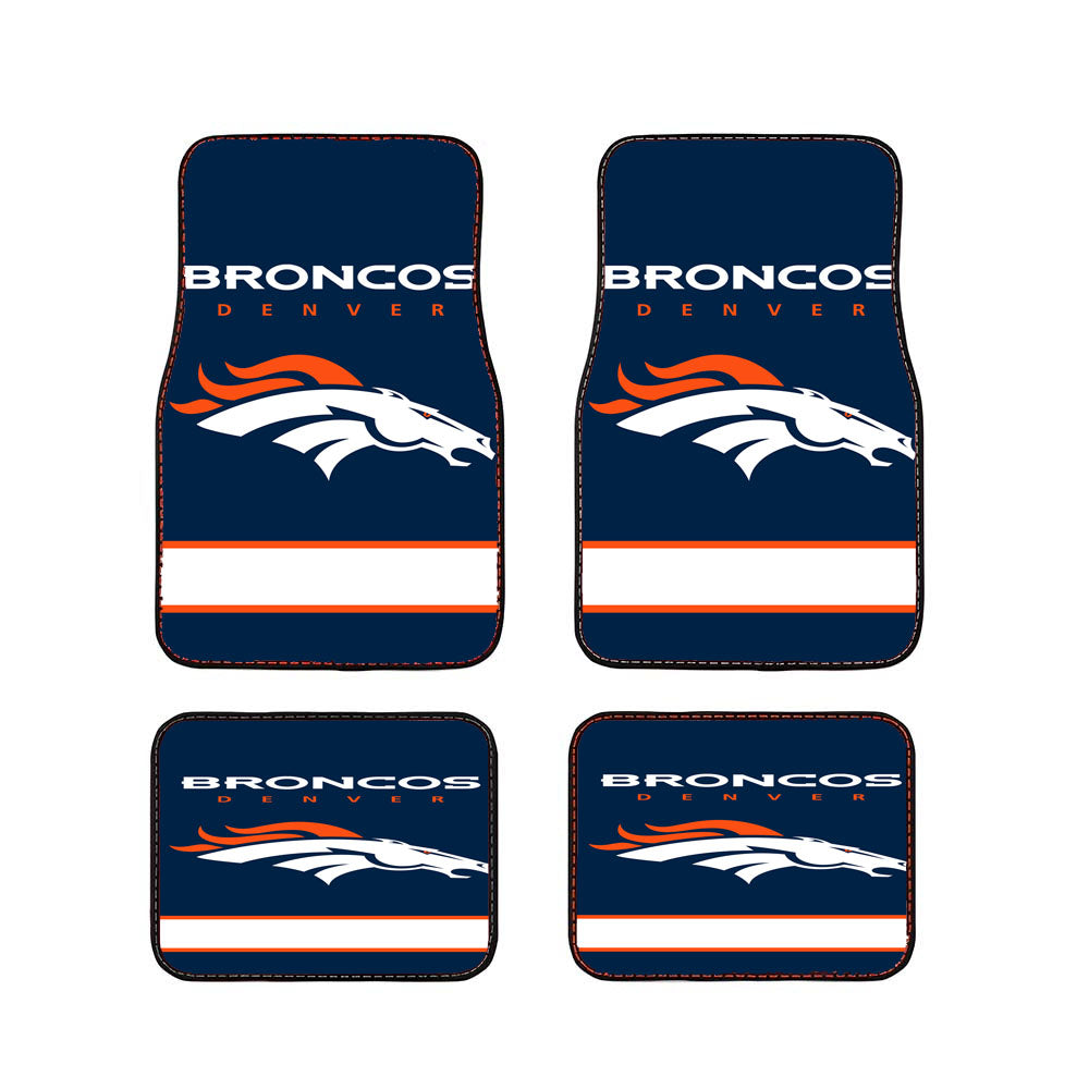 Denver Broncos Logo Wallpaper Car Floor Mats Accessories