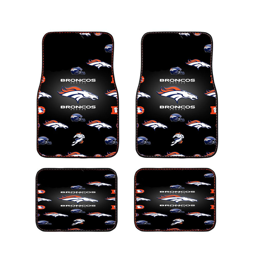 Denver Broncos Logos Car Floor Mats Accessories