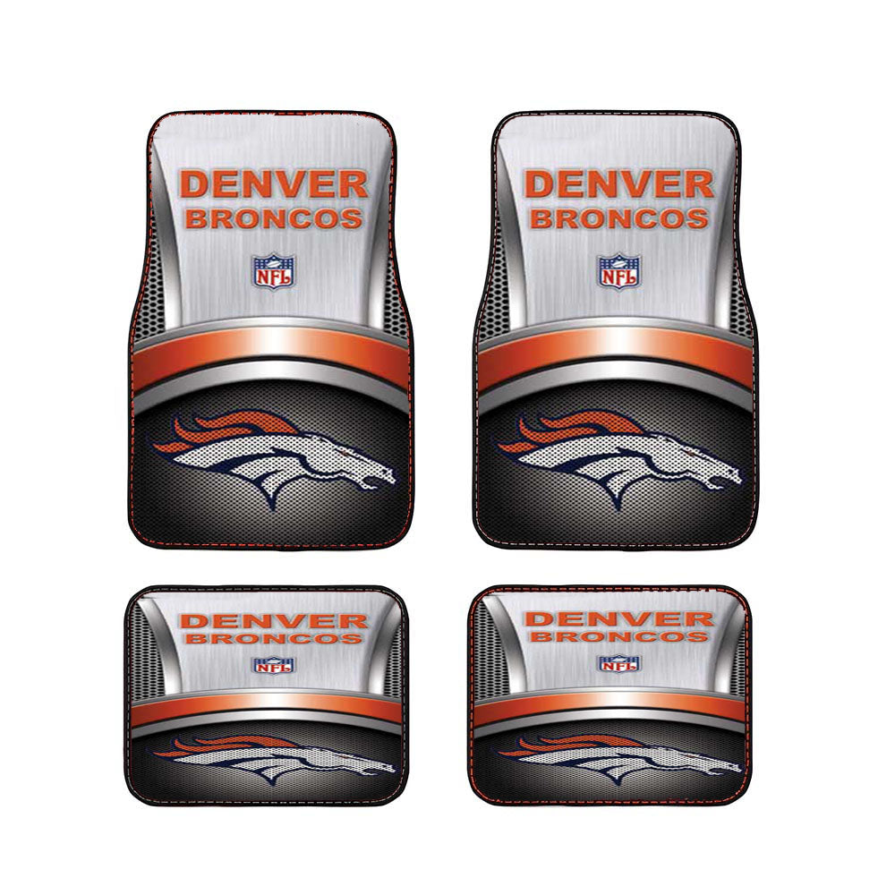 Denver Broncos Meshbox Car Floor Mats Accessories