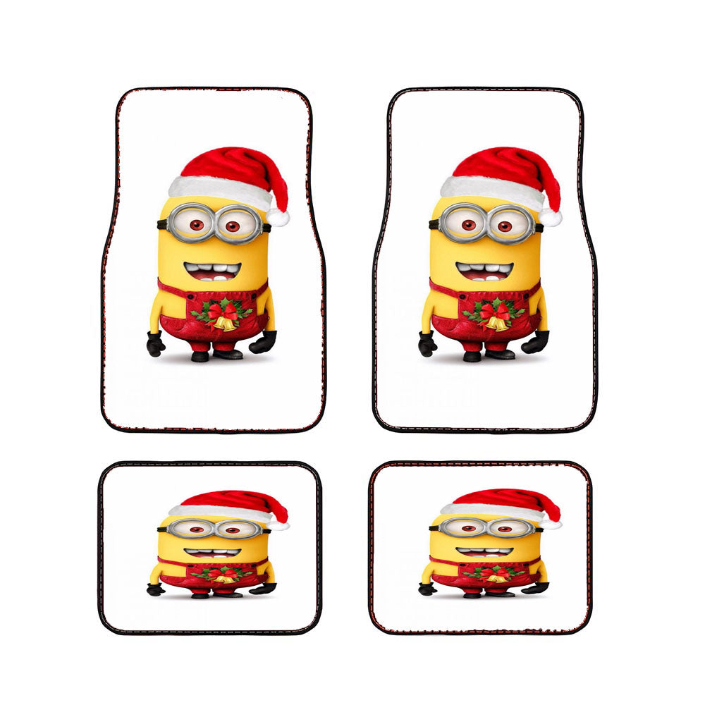 Despicable Me Minion Christmas Car Floor Mats Accessories
