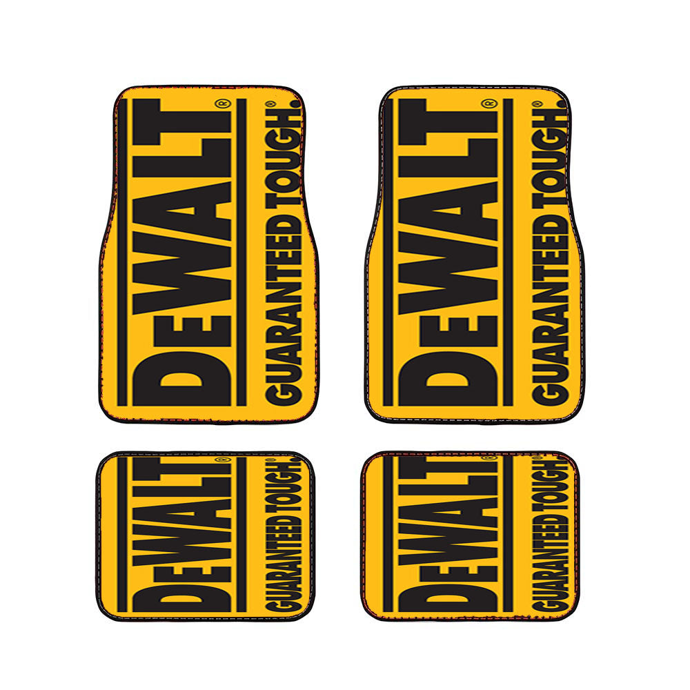 Dewalt Guaranteed Tough Car Floor Mats Accessories