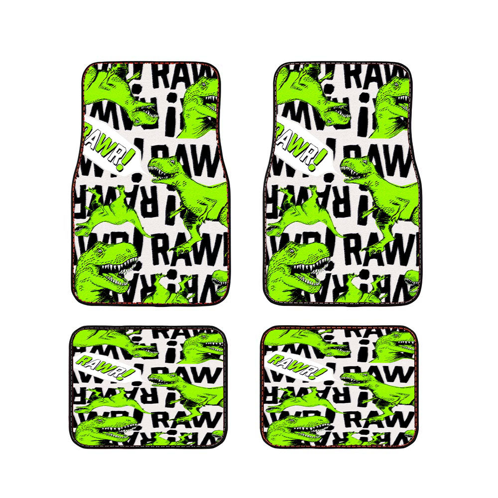 Dinosaur Pattern Honest Diapers Car Floor Mats Accessories