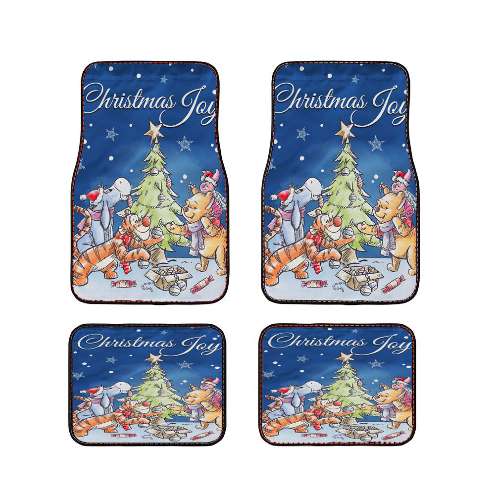 Disney Christmas Winnie The Pooh Car Floor Mats Accessories
