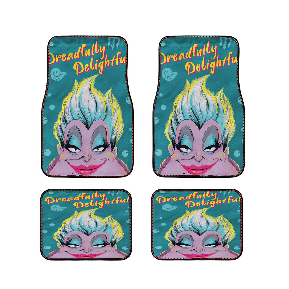 Disney Dreadfully Delightful Ursula Car Floor Mats Accessories