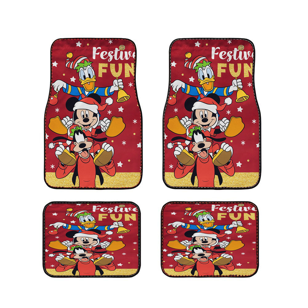 Disney Festive Fun Friends Car Floor Mats Accessories