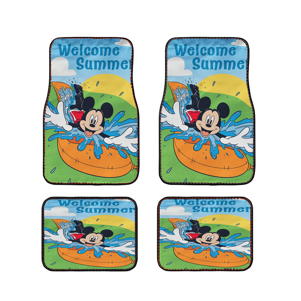 Disney Make A Splash Mickey Car Floor Mats Accessories