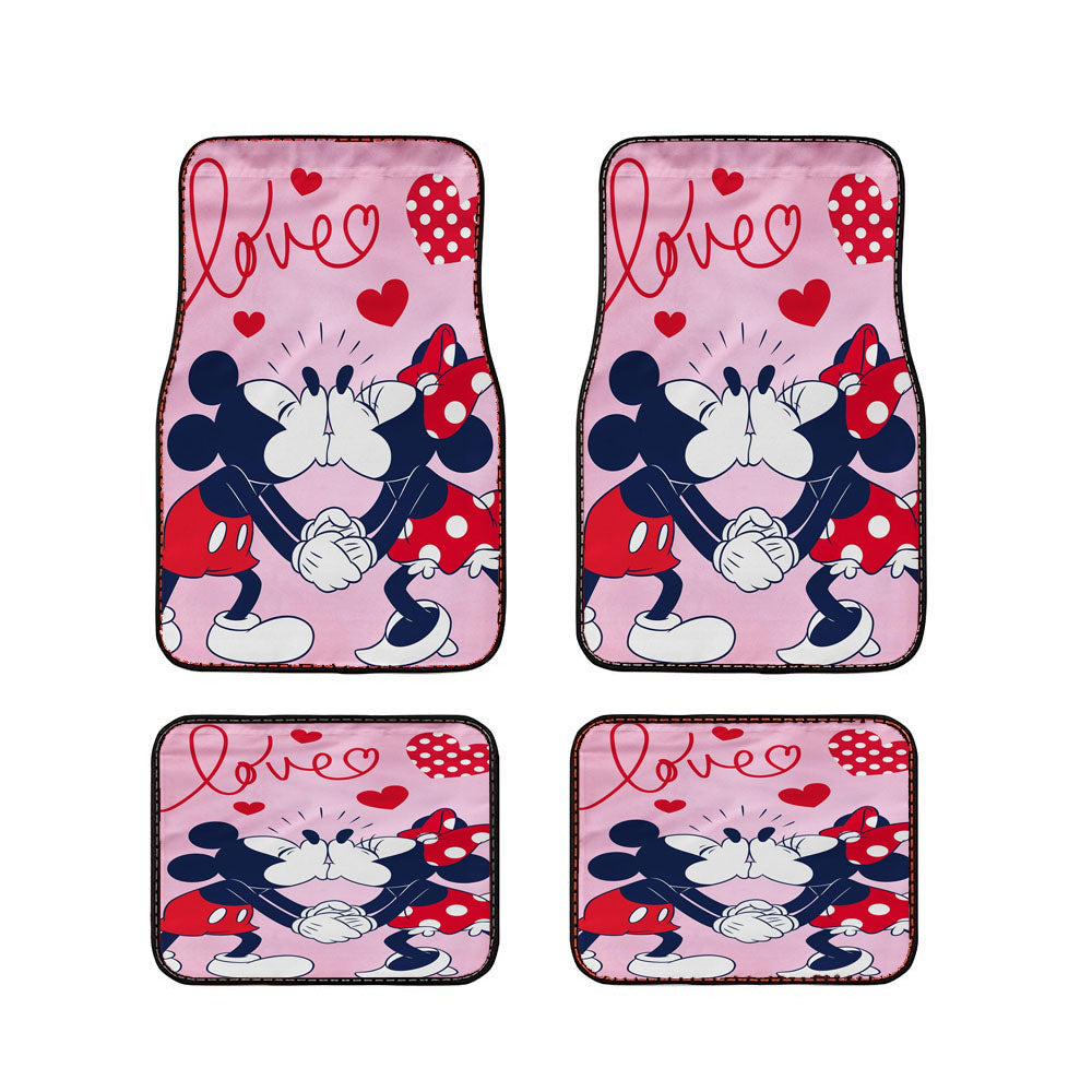 Disney Mickey And Minnie Love Car Floor Mats Accessories